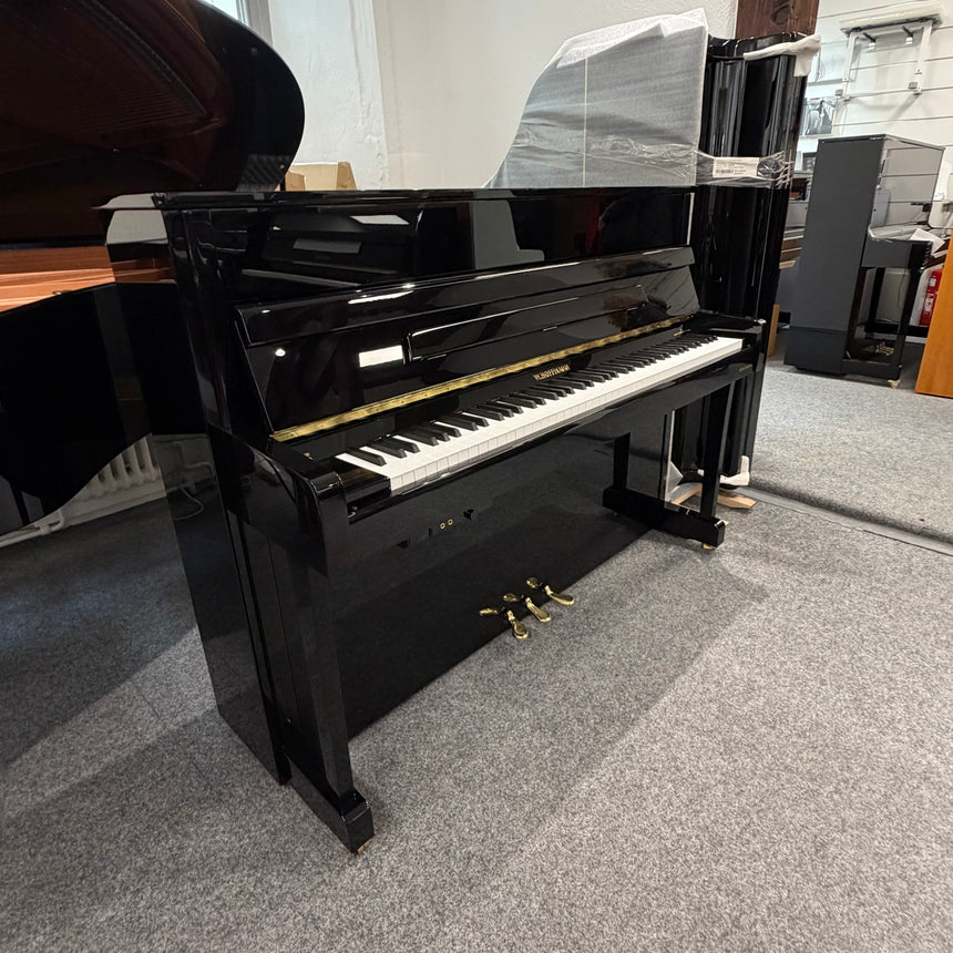 W.Hoffmann Klavier Mod. V-112 schwarz poliert mit Vario Silent System Baujahr 2020 - Bestzustand (gebraucht)
