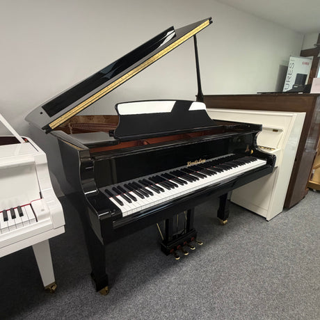 Wendl & Lung Flügel 178 Professional schwarz poliert Occasion Bj. 2008, sehr guter Zustand (gebraucht) - Musik-Ebert Gmbh