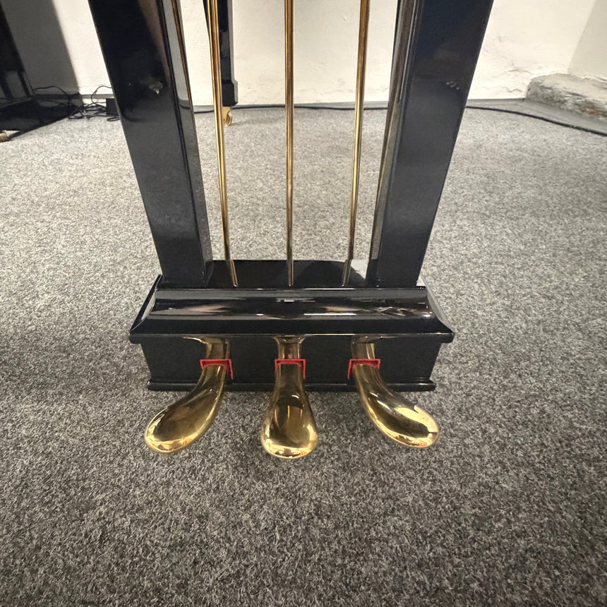 Steinway & Sons Flügel Mod. O schwarz poliert Occasion Bj. 1985, original in Hamburg gefertigt Bestzustand mit Klavierbank (gebraucht) - Musik-Ebert Gmbh