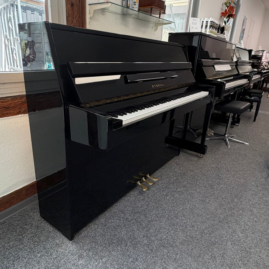 Yamaha-Eterna ERC 10 Akustik-Klavier (Schwarz poliert) – Kompakte Occasion, Bj. 2002 (gebraucht)