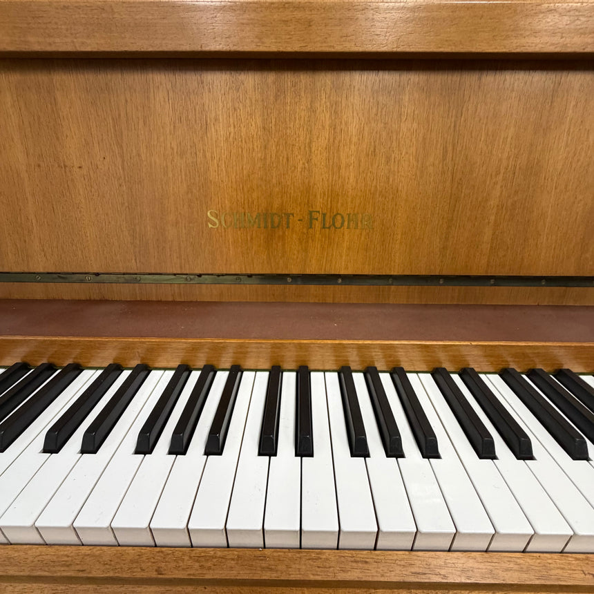 Schmidt-Flohr Klavier 110M Occasion – Nussbaum, Renner-Mechanik, Bj. 1970, Made in Switzerland (gebraucht)