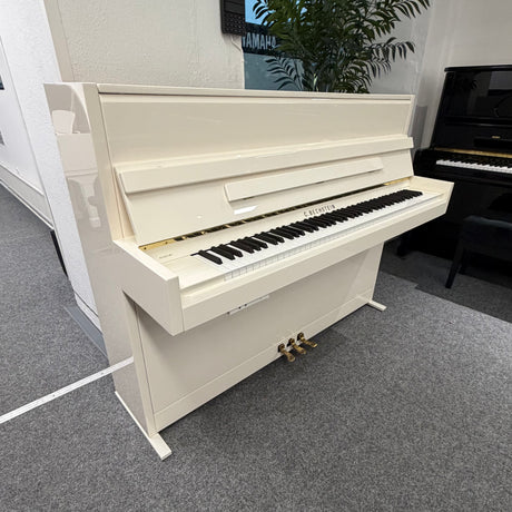 C. Bechstein Klavier A 2 Occasion – weiß poliert, mit Vario-System, Bj. 2019, neuwertig (gebraucht)