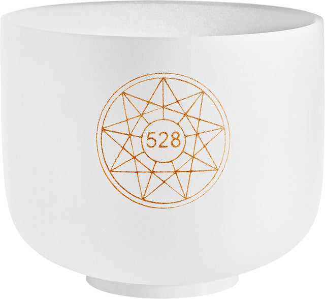 MEINL Sonic Energy Solfeggio Crystal Singing Bowl, Mi 528 Hz, 8" / 20 cm, Solarplexuschakra - Musik-Ebert Gmbh