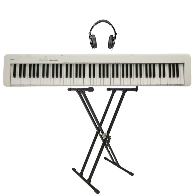 Casio CDP-S110 Weiß Bundle mit Ständer und Kopfhörer - Musik-Ebert Gmbh