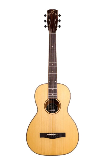 Shape P-313-MT-T Parlor Akustikgitarre – Kompakte Westerngitarre mit massiver Fichtendecke