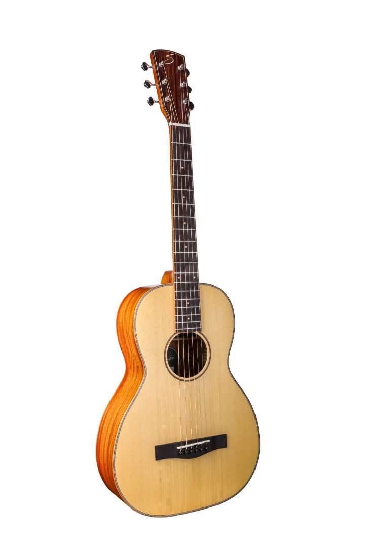 Shape P-313-MT-T Parlor Akustikgitarre – Kompakte Westerngitarre mit massiver Fichtendecke