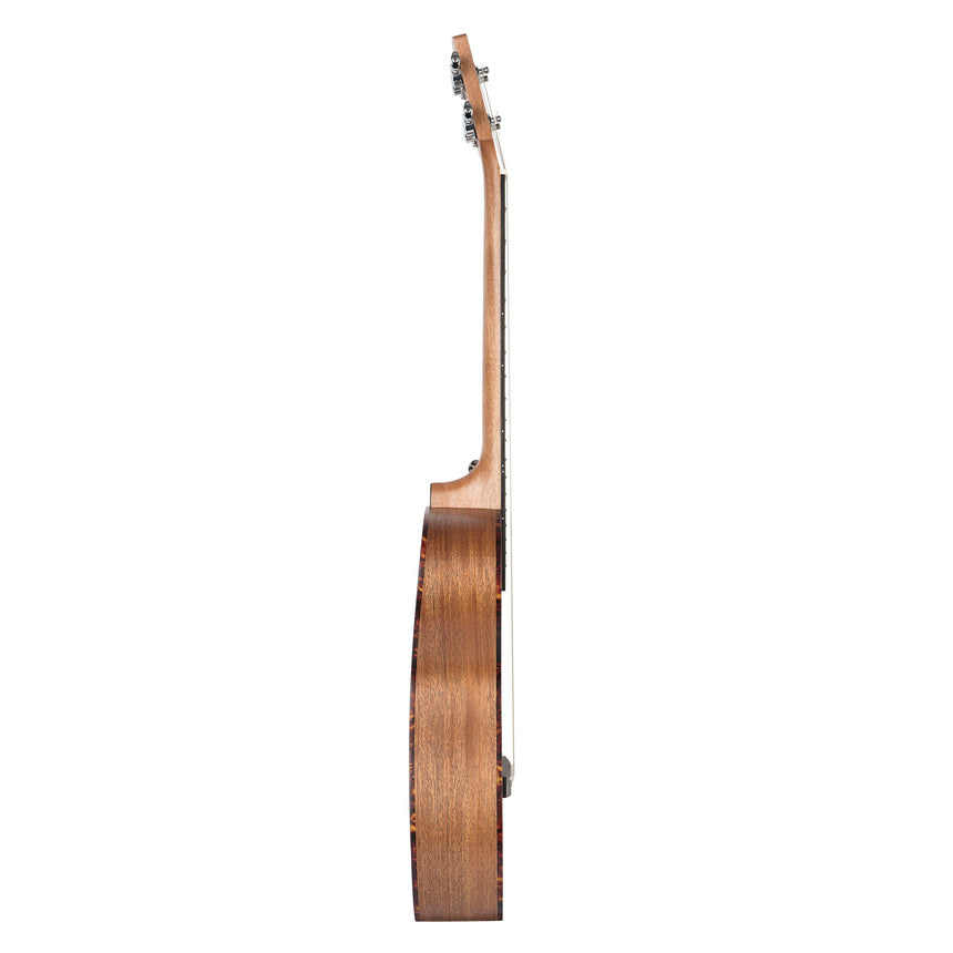 Cascha HH2243 Bariton-Ukulele, Mahagoni natur – Seitenansicht