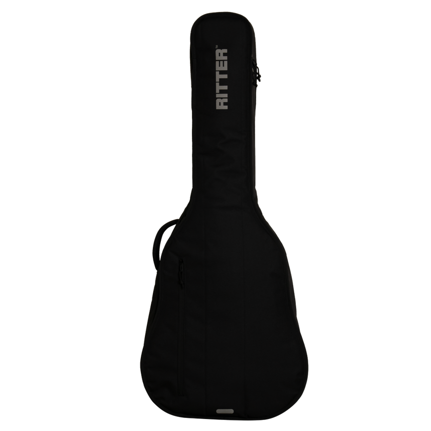 ARIA 111 MTBK Akustikgitarre schwarz matt Set inkl. Tasche, Gurt, Kapodaster und Tuner