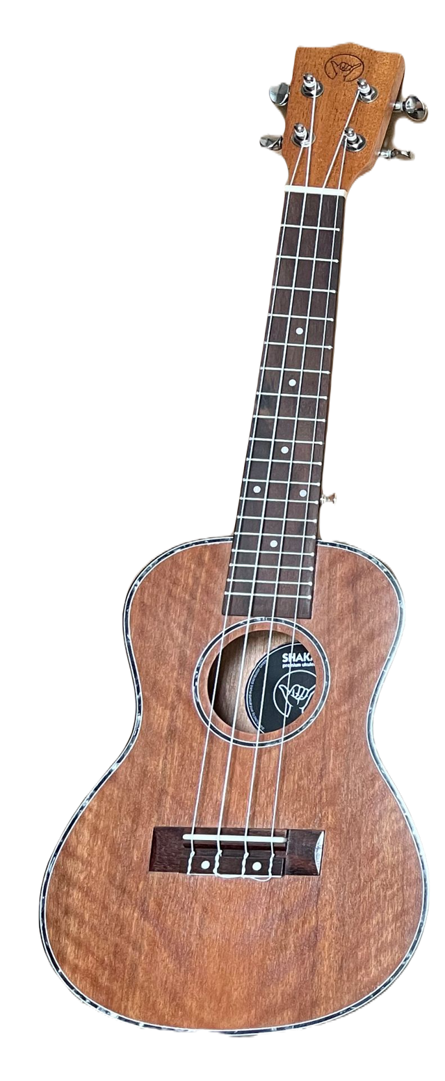 AMI Shaka Konzert Ukulele Waveseeker Mahagoni inkl. Tasche - Musik-Ebert Gmbh