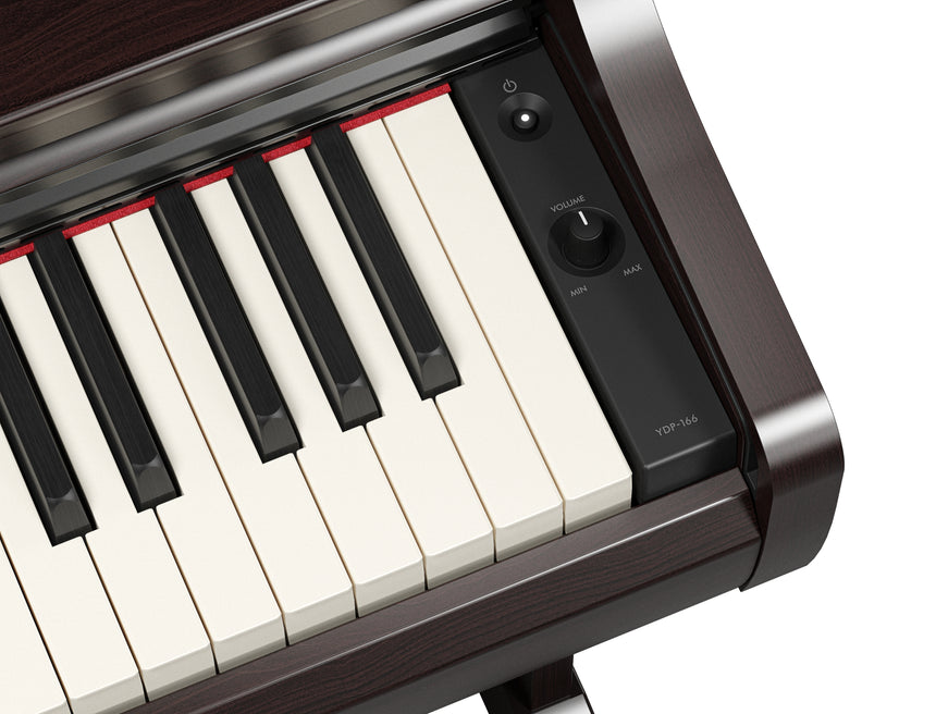 Yamaha YDP-166 Rosenholz – Perspektive