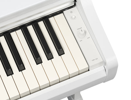 Yamaha YDP-166 Weiß – Perspektive