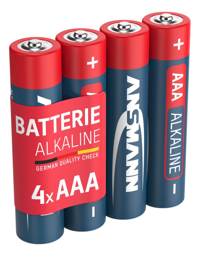 Ansmann Alkaline Batterie Micro AAA / LR03 4er Papierblister