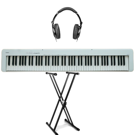 Casio CDP-S110 Weiß Bundle mit Ständer und Kopfhörer - Musik-Ebert Gmbh