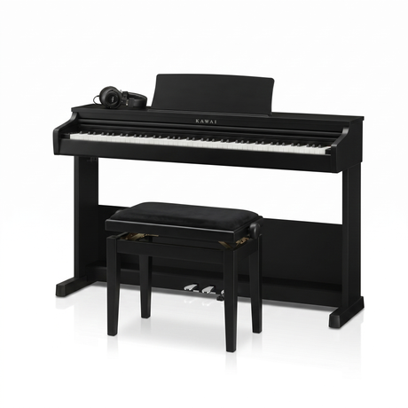 Kawai CX-102 Digitalpiano-Bundle Schwarz Matt – Set-Bild