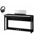 Kawai ES-520 Schwarz Bundle mit Ständer, Pedalen und Kopfhörer - Musik-Ebert Gmbh