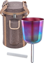 Bol chantant Meinl ESOLCSB417 Essence Solfeggio brun cuivré – avec sac et maillet