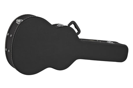 GEWA Konzertgitarrenkoffer Flat Top Economy 523.100, schwarz – geschlossen, Vorderseite