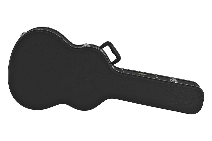 GEWA Konzertgitarrenkoffer Flat Top Economy 523.100, schwarz – geschlossen, Rückseite
