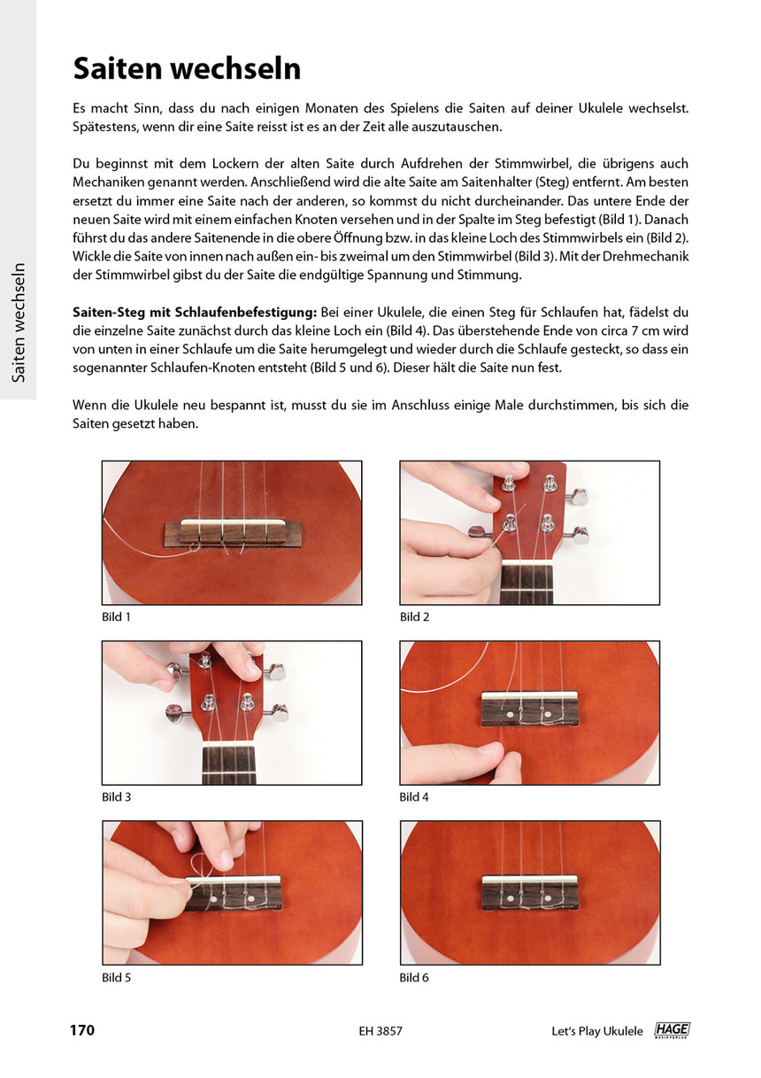 Let's Play Ukulele – Anleitung zum Saitenwechsel