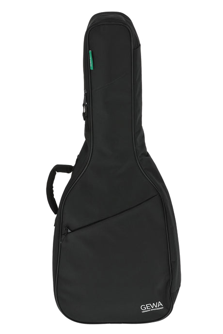 Black GEWA Basic 5 classical guitar bag, size 1/2 – front view.