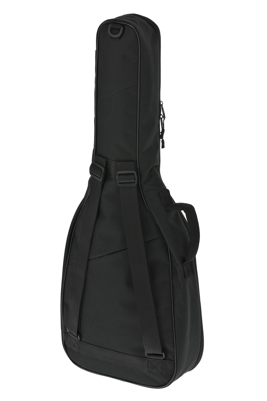 Housse GEWA Basic 5 noire pour guitare classique 1/2 – vue arrière de trois-quarts, côté gauche.