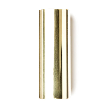 Slide pour guitare Dunlop 222 en laiton poli, vue latérale droite