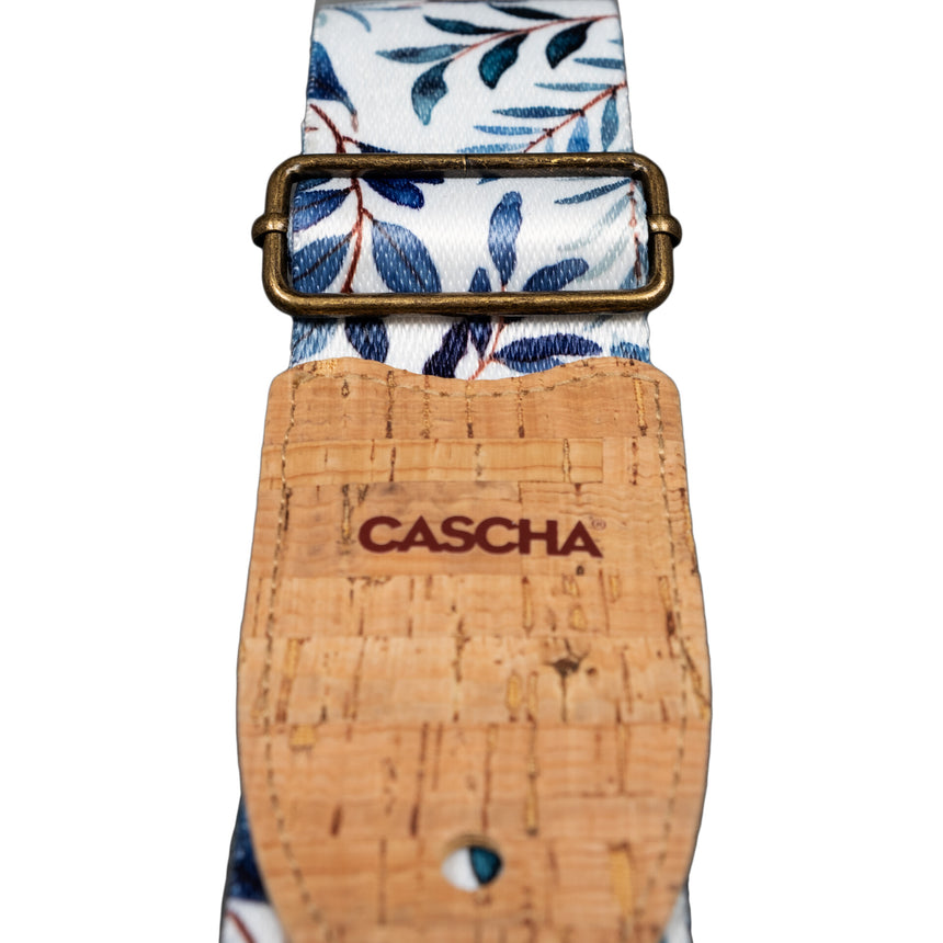 Cascha CGS-VC3, Blue Twigs – Korkende und Schnalle, schräge Nahansicht