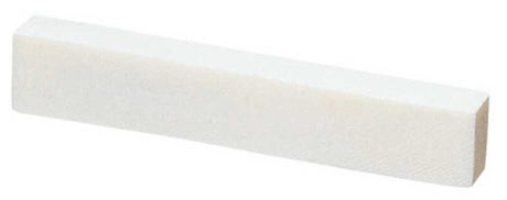 GEWA 547000 Knochensattel-Rohling für Klassikgitarre, Schrägansicht.