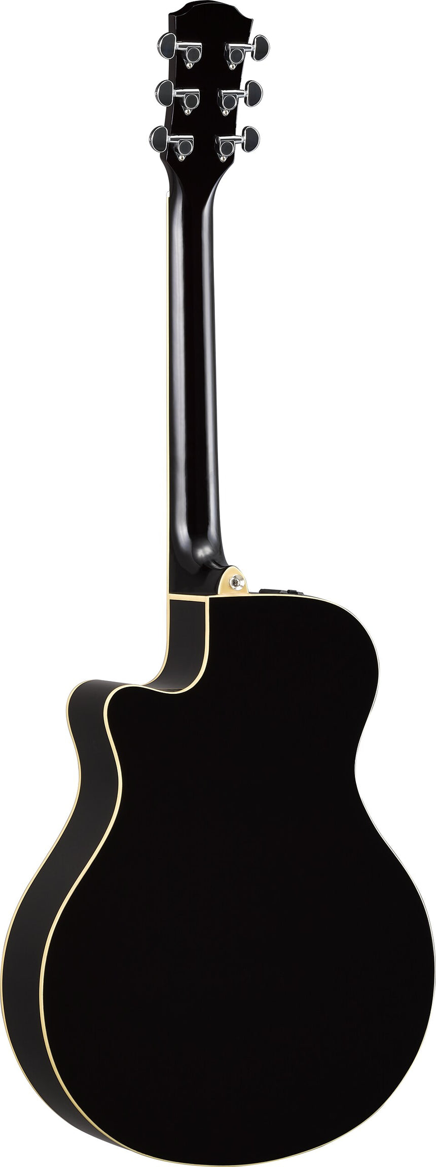 Yamaha APX600, black – rear view