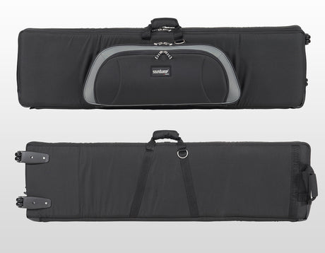 Soundwear 29138R, noire – faces avant et arrière de la housse à roulettes fermée