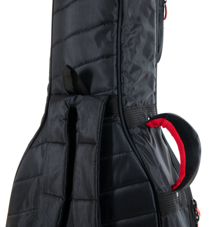 GEWA Cross 30 Westerngitarrentasche 215.605, schwarz – Rucksack-Trageansicht