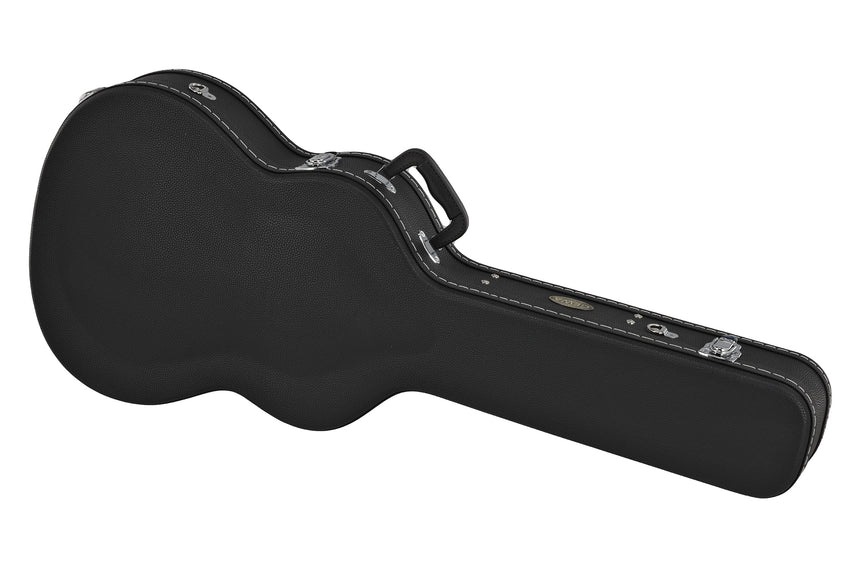 GEWA Arched Top Economy Konzertgitarrenkoffer 523.270, schwarz – Schrägansicht von der Gegenseite