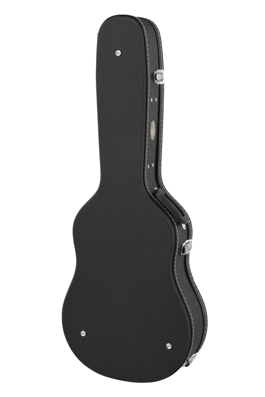 GEWA Flat Top Economy APX guitar case 523.112, black – opposite closed upright view