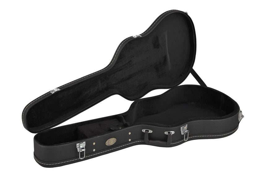 GEWA Flat Top Economy APX guitar case 523.112, black – front view of open interior