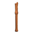 Mollenhauer 19147 Waldorf soprano recorder in natural pearwood – rear view