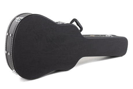 Étui GEWA Flat Top Economy pour guitare acoustique 523.110, noir – vue avant de trois quarts
