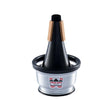 Sourdine cup Denis Wick 5531 pour trompette, aluminium et cup noire – vue de face
