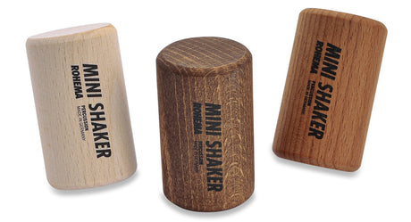 Rohema Mini Shaker, lot de trois 61563 – les trois shakers en bois naturel