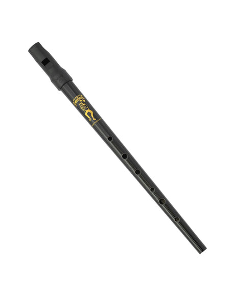 Tin whistle Clarke Sweetone en ré, noir, vue entière