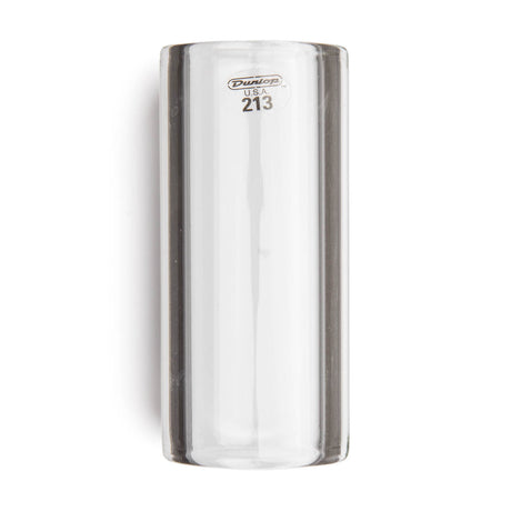 Slide Dunlop 213 en verre transparent, vue de face avec numéro de modèle