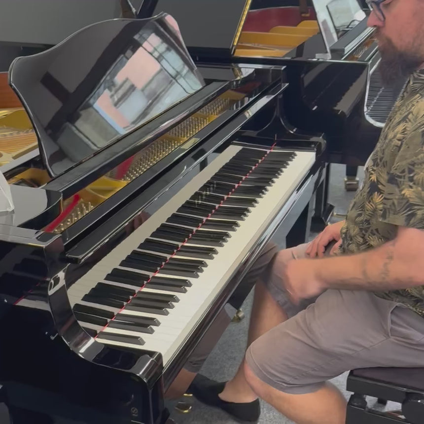 Piano à queue Yamaha C3, noir poli, année 1991 (d'occasion) 