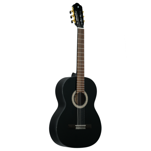 Prodipe Primera 3/4 Kurzmensur Konzertgitarre schwarz hochglanz - Musik-Ebert Gmbh