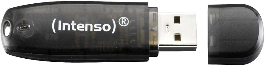 Intenso Rainbow Line 16 GB USB-Stick USB 2.0 schwarz - Musik-Ebert Gmbh