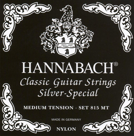 Hannabach Silver Special 3er Set D4 A5 E6 Classic Gitarre Nylon 815 - Musik-Ebert Gmbh