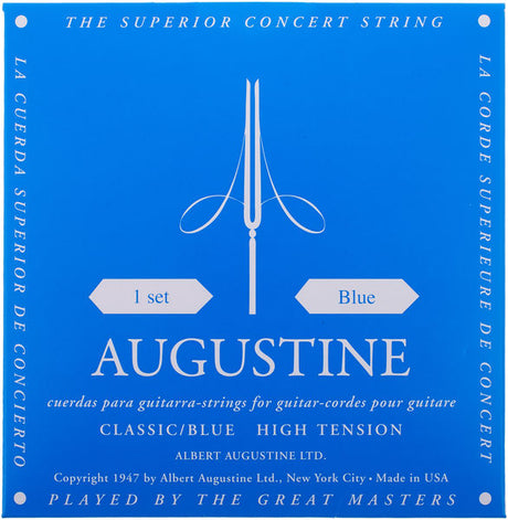 Augustine Blue Einzelsaiten für Konzertgitarre Nylon - Musik-Ebert Gmbh