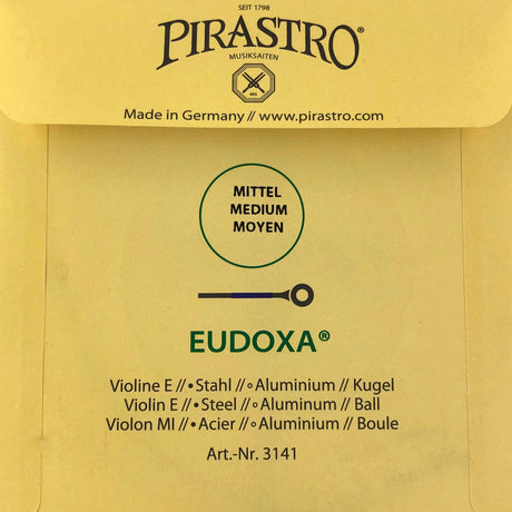 Pirastro Eudoxa Violin Einzelsaite E mit Kugel 4/4 - Musik-Ebert Gmbh