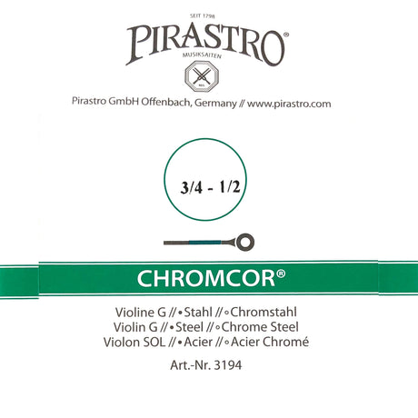 Pirastro Chromcor Violinsaiten Satz 3/4 - 1/2 - Musik-Ebert Gmbh