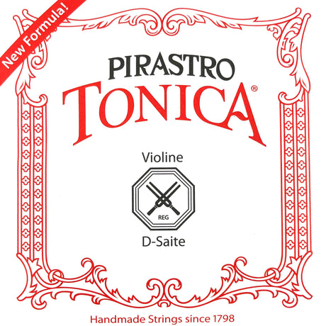 Pirastro Tonica Violin Einzelsaite D mit Kugel 3/4-1/2 - Musik-Ebert Gmbh