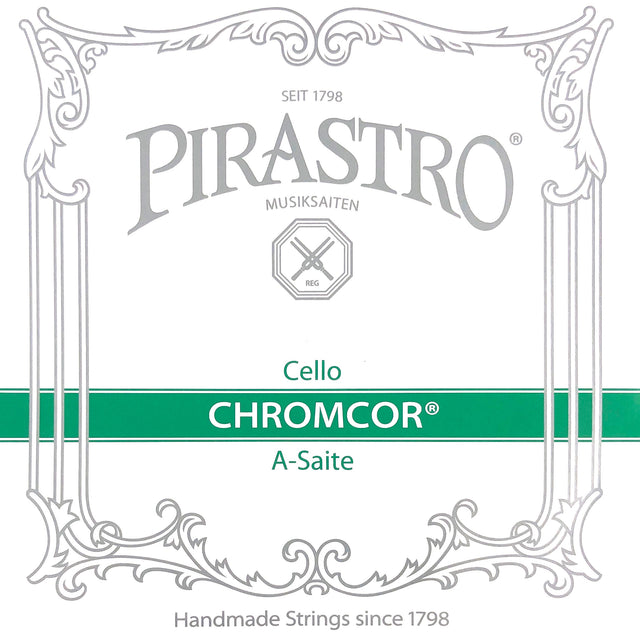 Pirastro Chromcor Cello Einzelsaite A mit Kugel Medium 1/4-1/8 - Musik-Ebert Gmbh