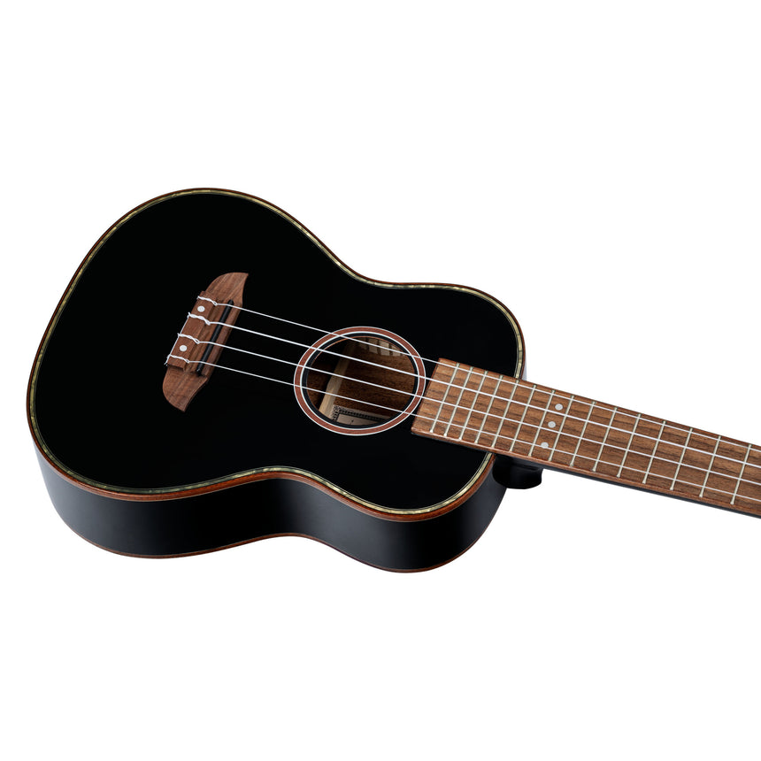 ORTEGA Onyx Series Konzert Ukulele - All Gloss Schwarz + Tasche - Musik-Ebert Gmbh